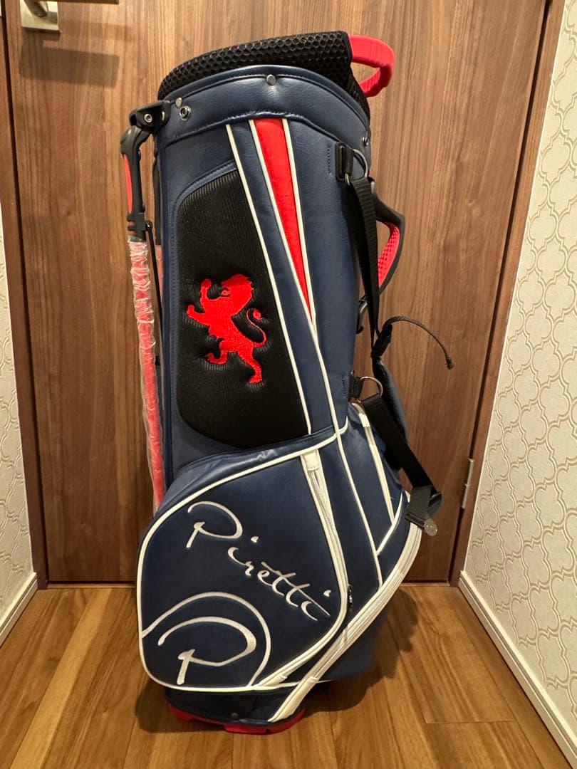 Piretti ピレッティキャディバッグ ネイビー/レッド
