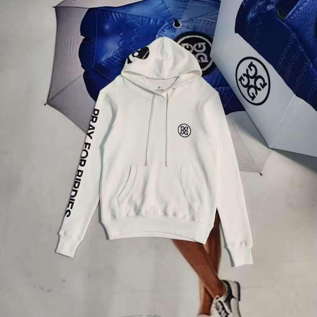 G/FORE 新品 ジーフォア パーカーゴルフウェアメンズ ホワイトフード付き