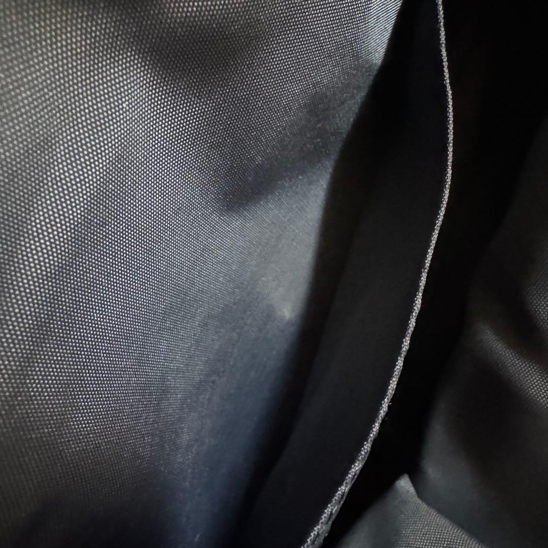 cooga クーガ　軽量レザー　ナイロン リュック　黒　ビジネスバッグ