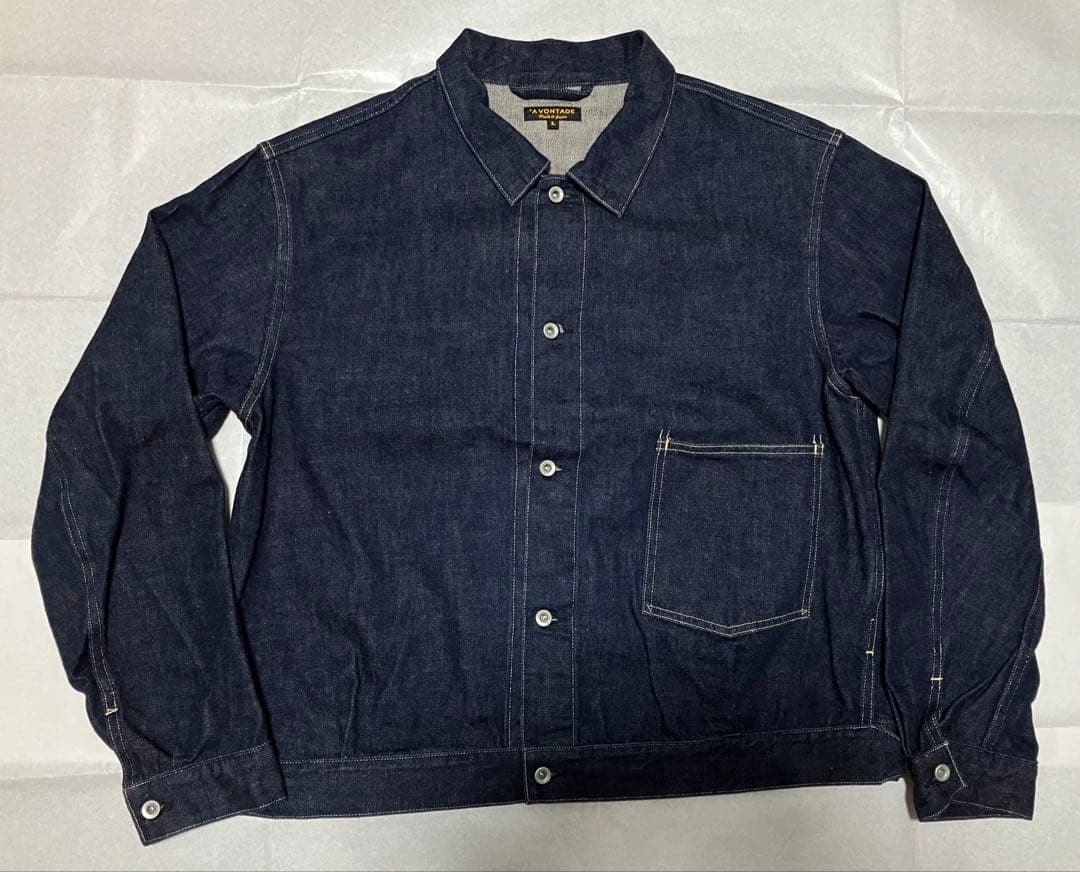 A VONTAGE デニムジャケット L インディゴ Gジャン
