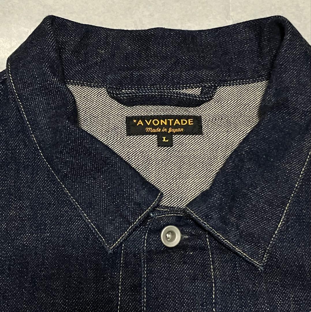 A VONTAGE デニムジャケット L インディゴ Gジャン