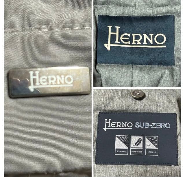 極美品】HERNO SUB-ZERO ダウンコート グレージュカラー