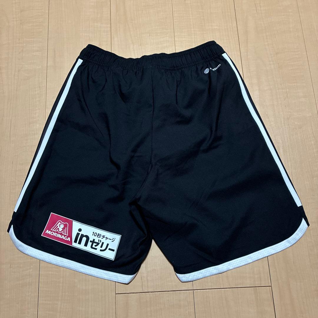 横浜F・マリノス adidas ハーフパンツ ブラック インナー付き - メルカリ