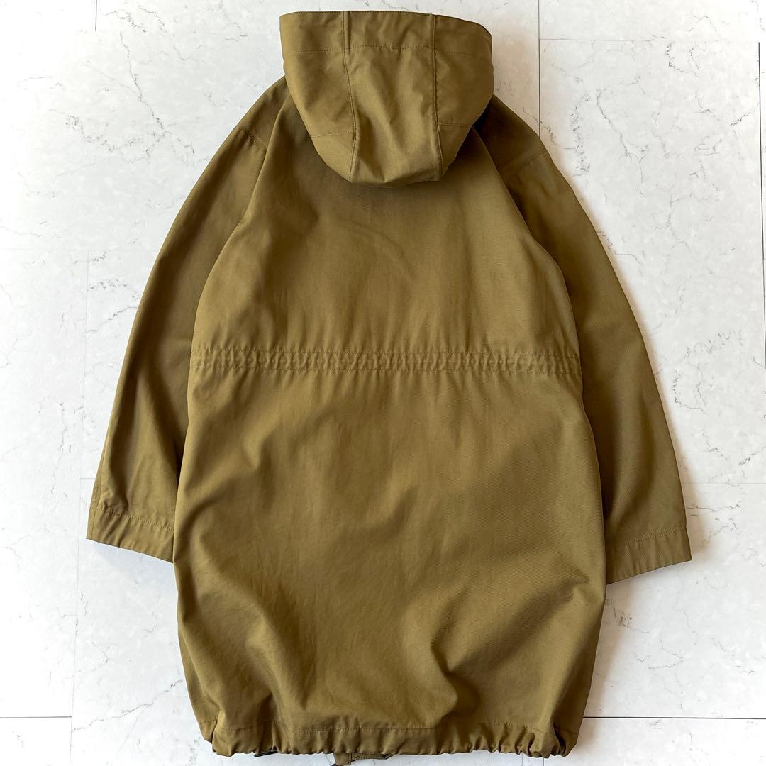 ソフィードール コットンギャバジン モッズコート ブラウン ハーフコート 茶色