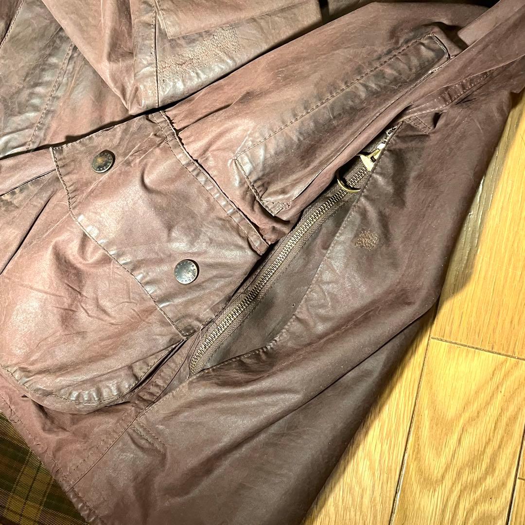 Barbour 90s BEAUFORT ブラウン オイルドENGLAND
