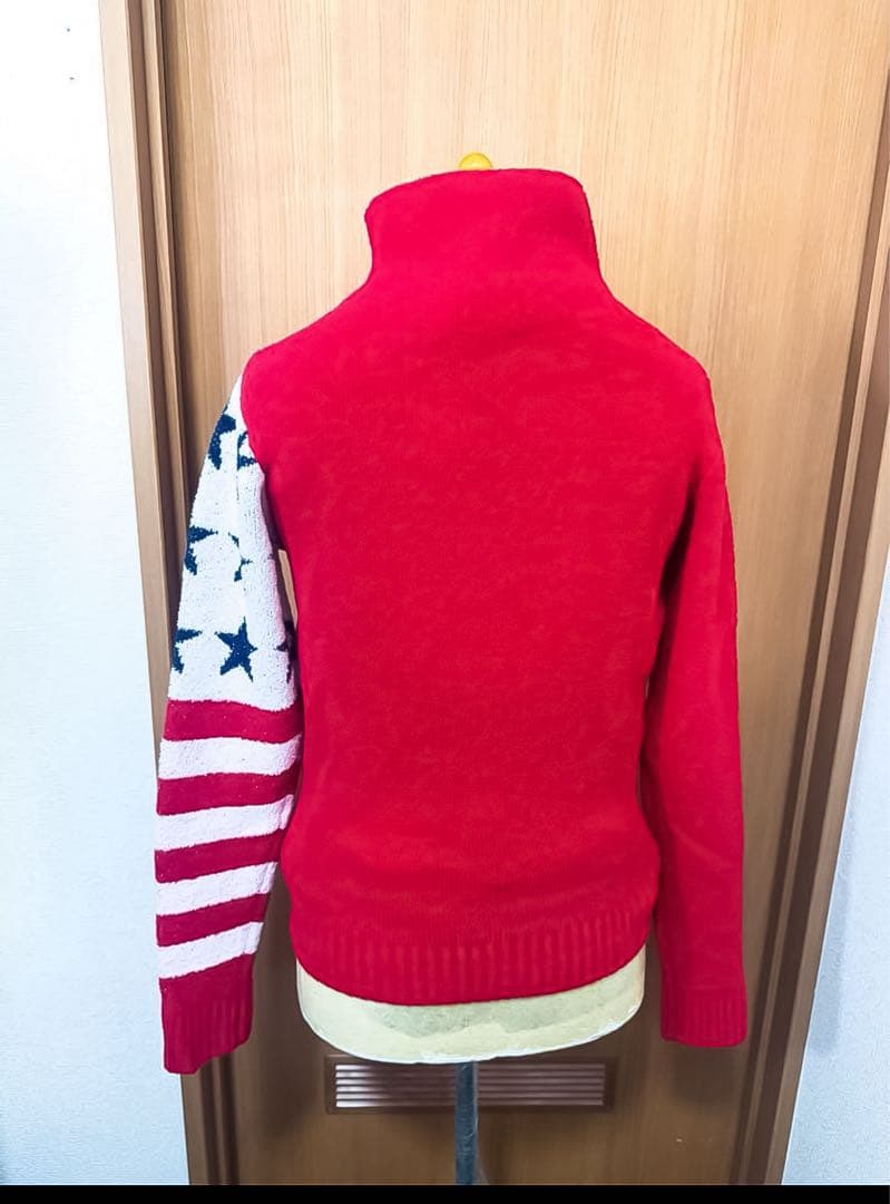 ３点お得セット【新品】キャロウェイ フリース セーター 赤 ハイネック 防寒