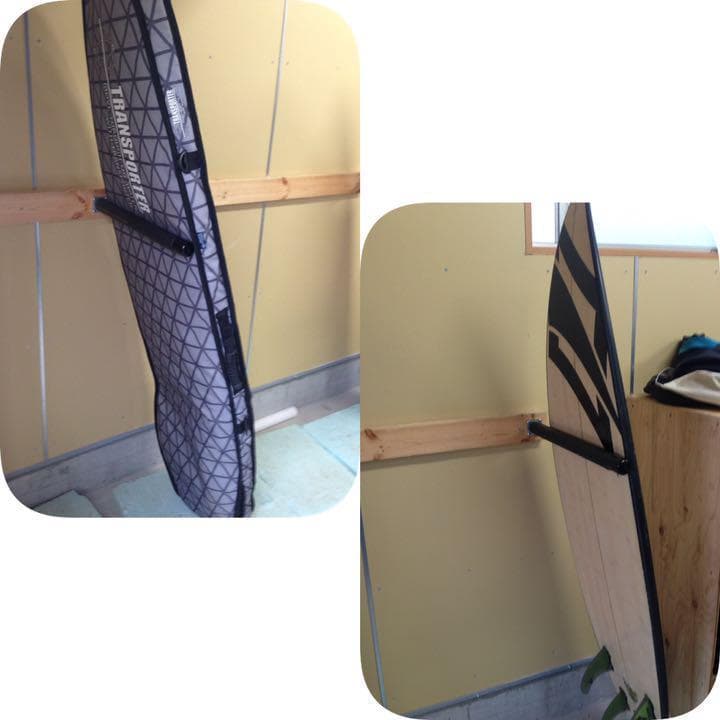 6本セット　軽量アルミサーフボードラック