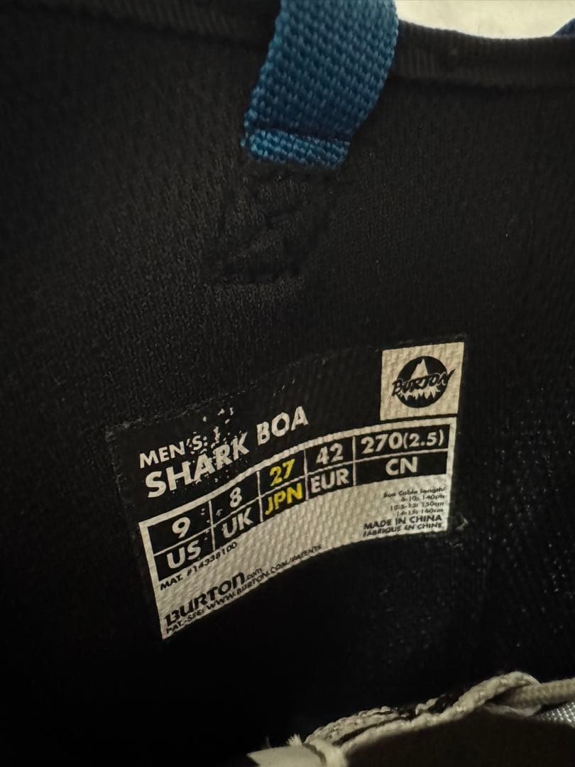 Burton スノーボードブーツ ブラック/ブルー