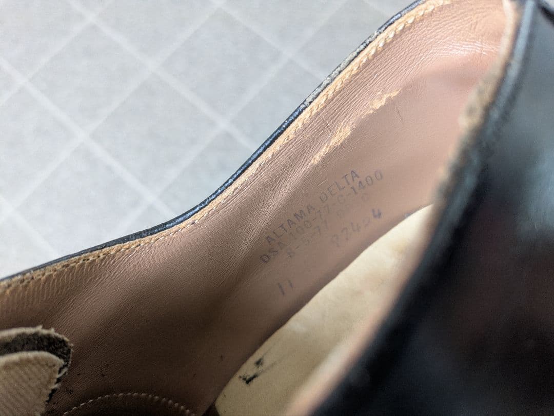 r*y様 U.S.NAVY　サービスシューズ　70年代　革靴　米軍実物