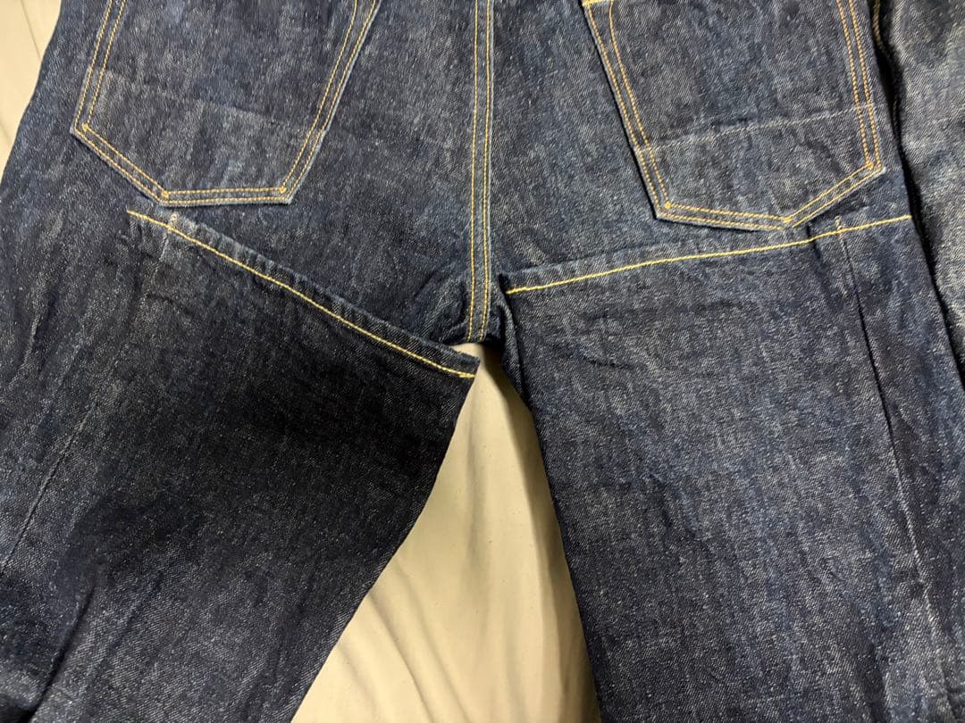 GAP 1969 デニムセットアップ　濃紺　レザーパッチ