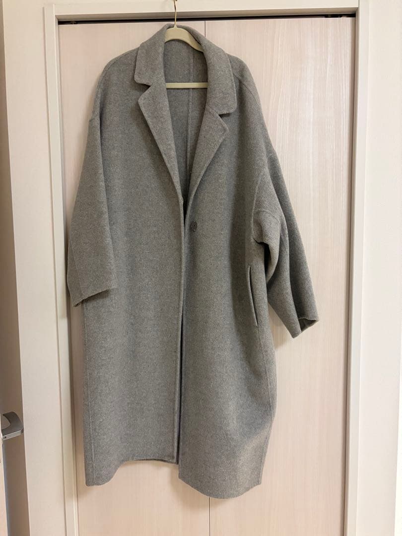 DeuximeClasses・ドゥーズィエムクラス・ウールアンゴラ リバーコート