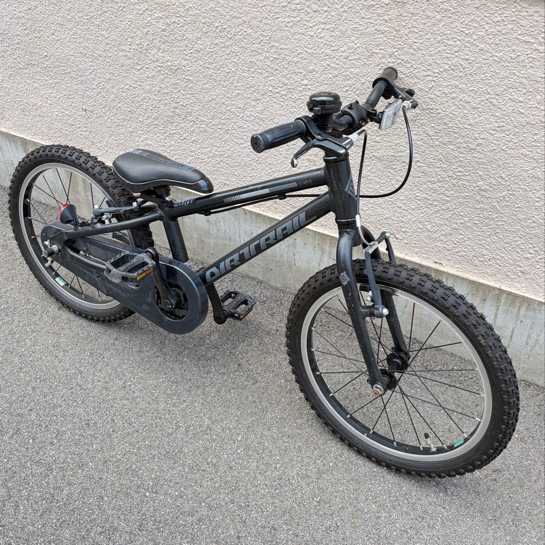 ダイワサイクル ダートレイルキッズDTL-K18ブラック補助輪なしスタンドなし