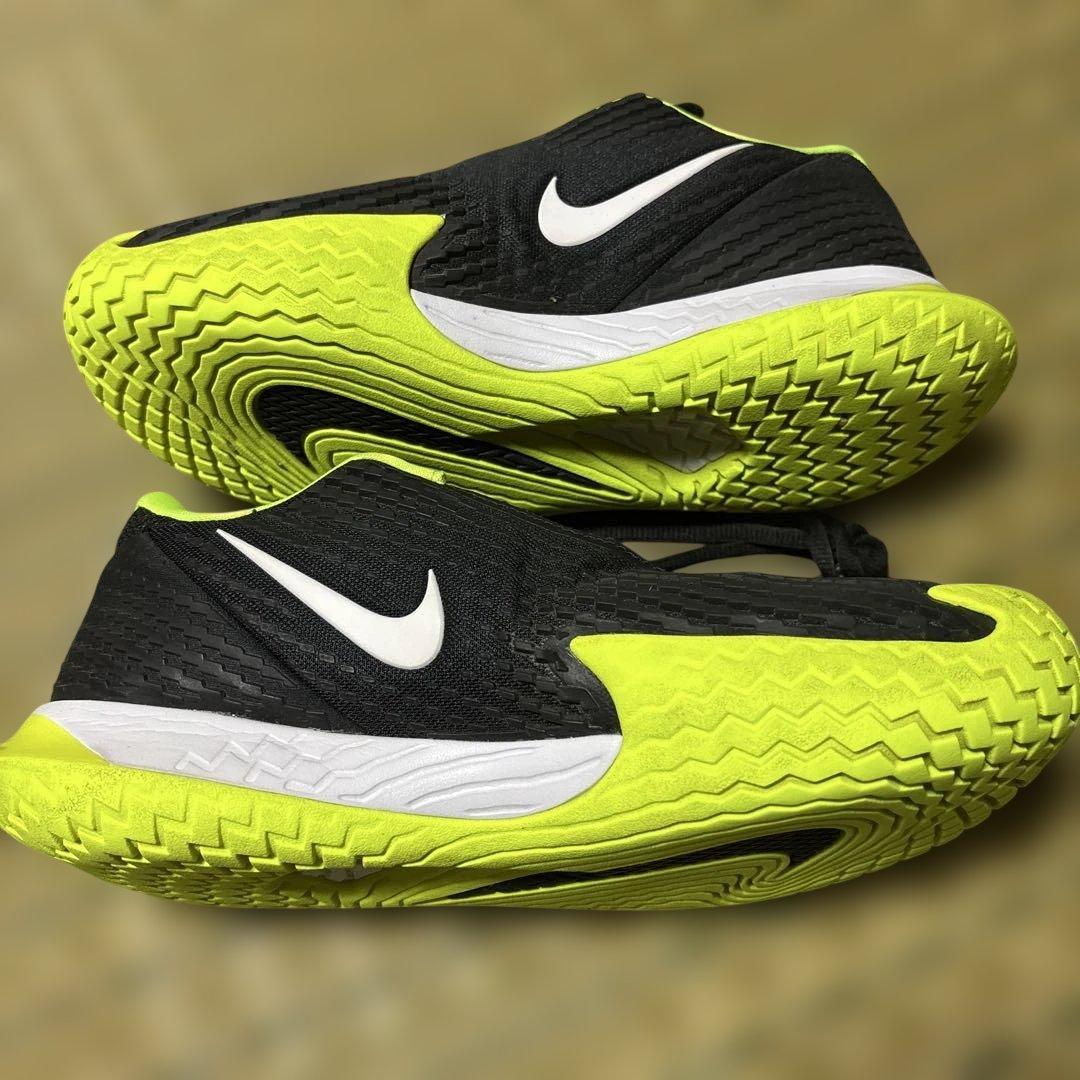 ファイナルズ【ナダル】Nike テニスシューズ ブラック/ライム 25cm