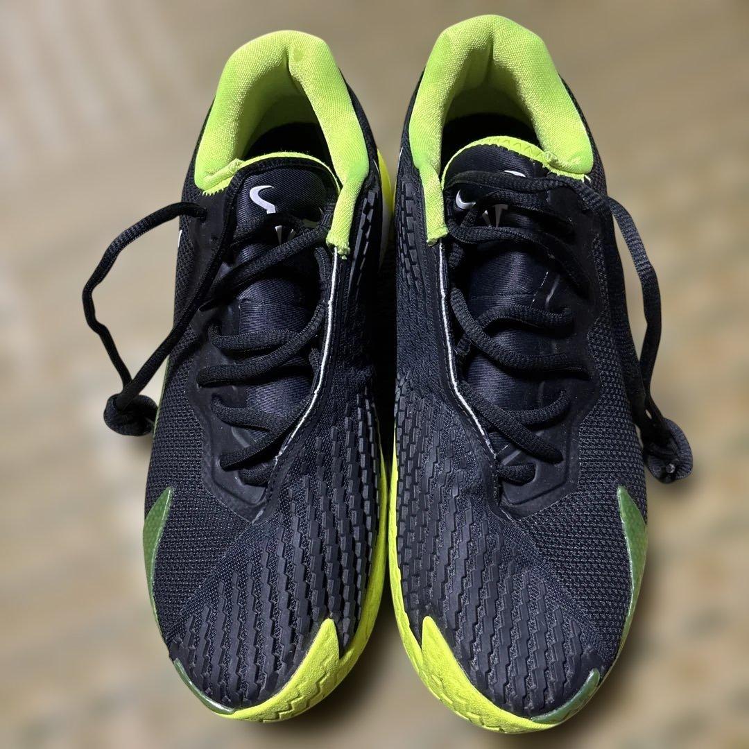 ファイナルズ【ナダル】Nike テニスシューズ ブラック/ライム 25cm