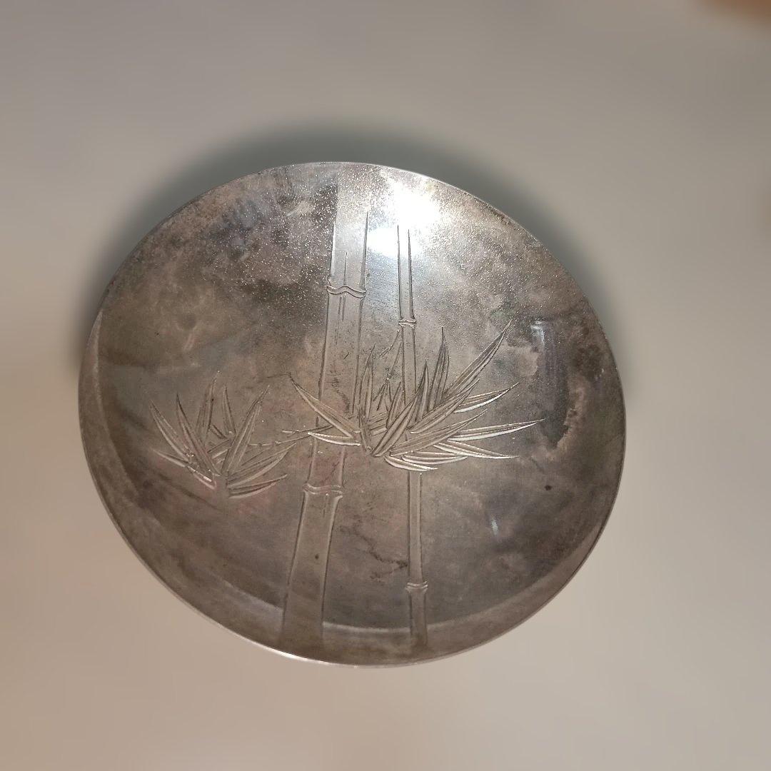 ⑫　純銀杯　銀杯3個セット　215g　盃 骨董品 工芸品