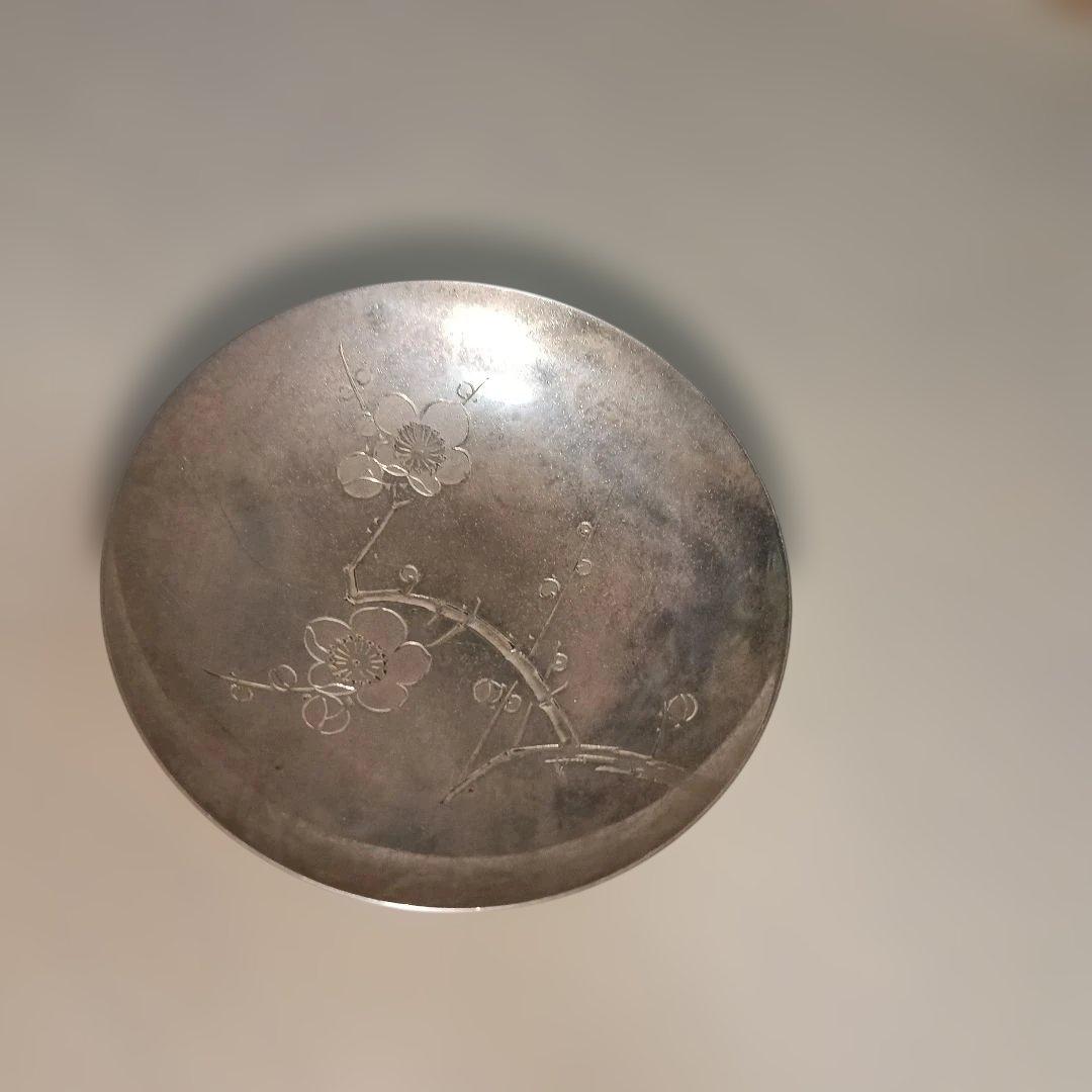 ⑫　純銀杯　銀杯3個セット　215g　盃 骨董品 工芸品