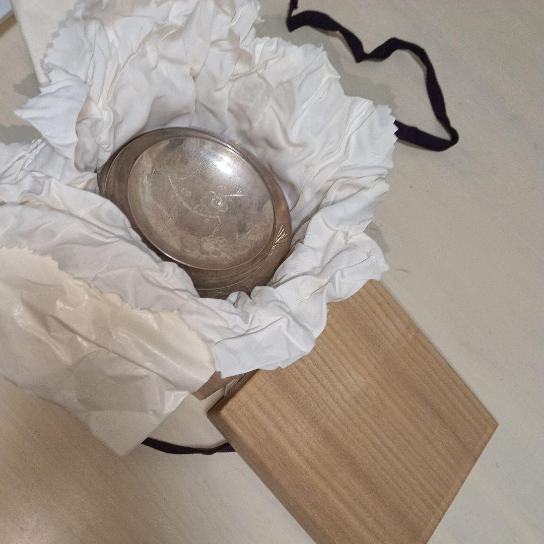 ⑫　純銀杯　銀杯3個セット　215g　盃 骨董品 工芸品