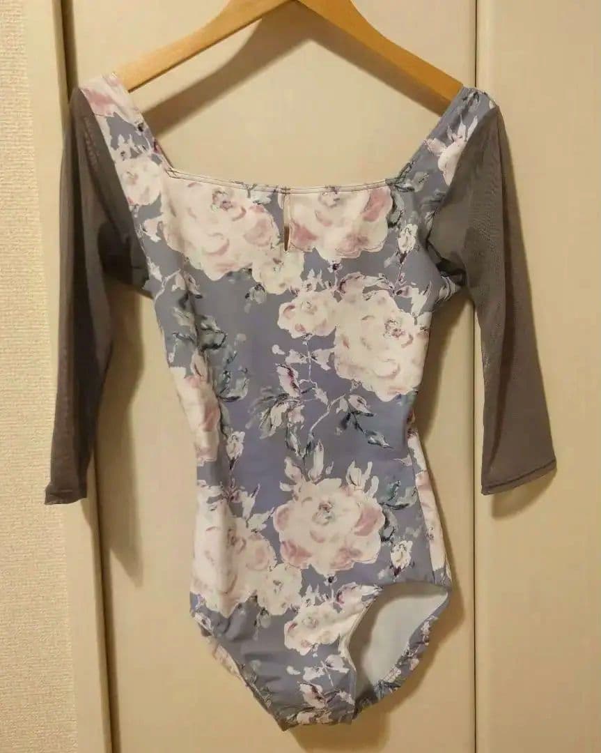 stina レオタード　mokumoku gray