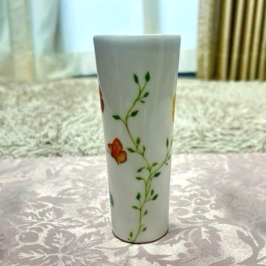 レイノー リモージュ ヒストリー ナチュール 花瓶 一輪挿し RAYNAUD 蝶