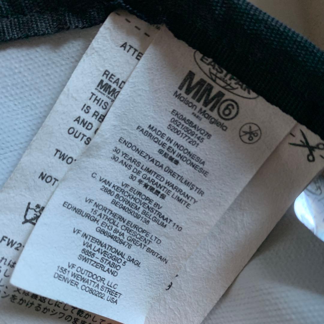 ＊極美品＊マルジェラMM6 × EASTPAK ボディバッグ 黒白