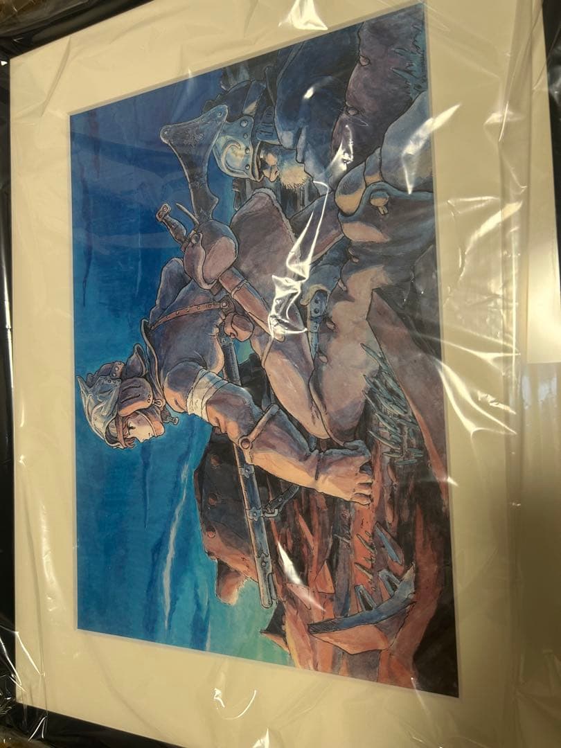希少品】ジブリ 風の谷のナウシカ水彩画 複製原画 額付 - メルカリ