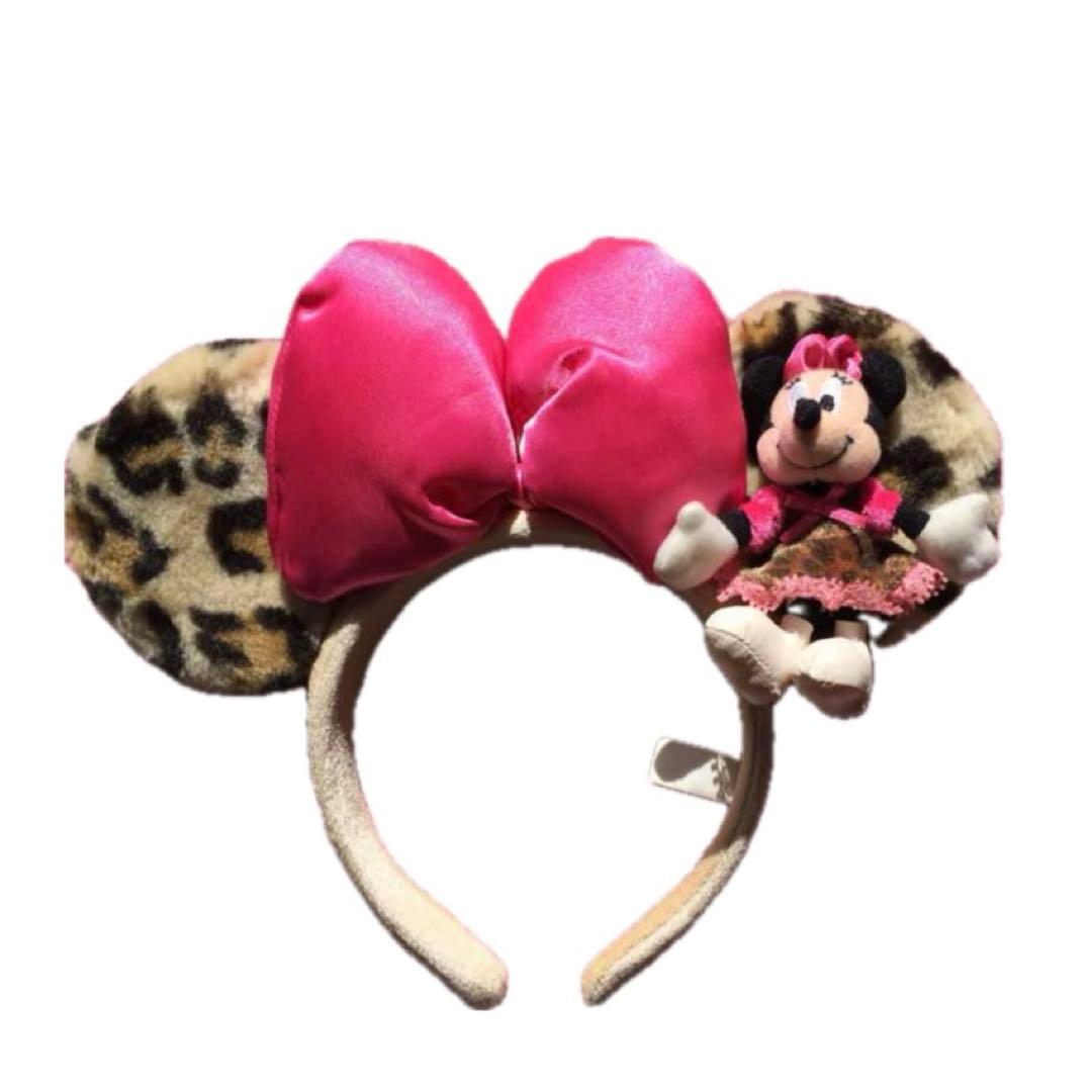 ディズニーカチューシャ ヒョウ柄 レオパード ミニー - メルカリ