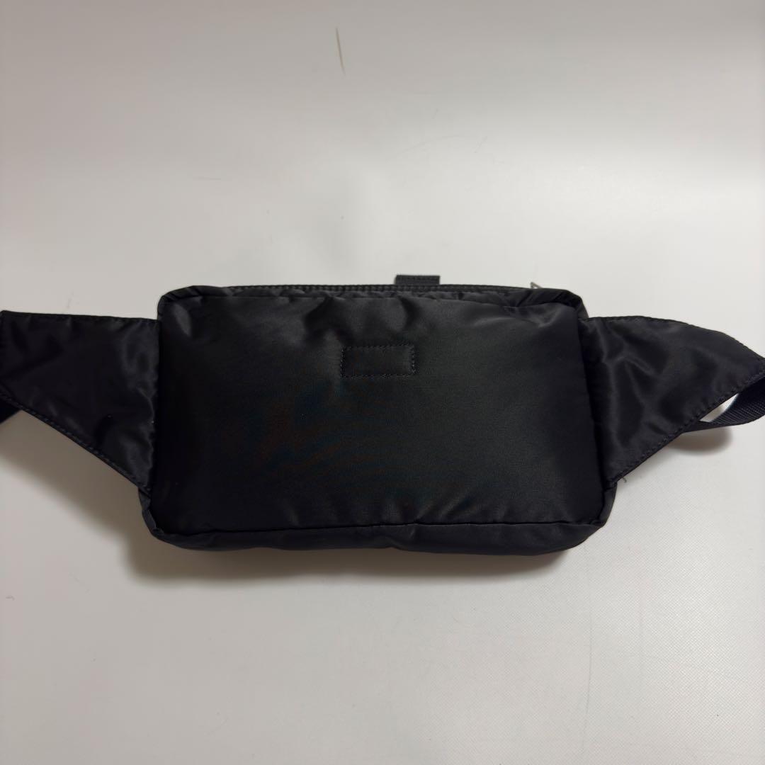 極美品ポータータンカー最終モデル　ウエストバッグ　ボデーバッグ黒POTERジップ