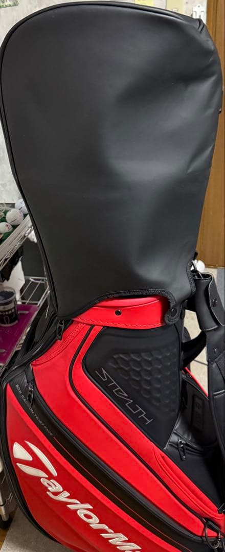 テーラーメイド　ステルス3点式ベルト　キャディバッグ　レインカバー付き