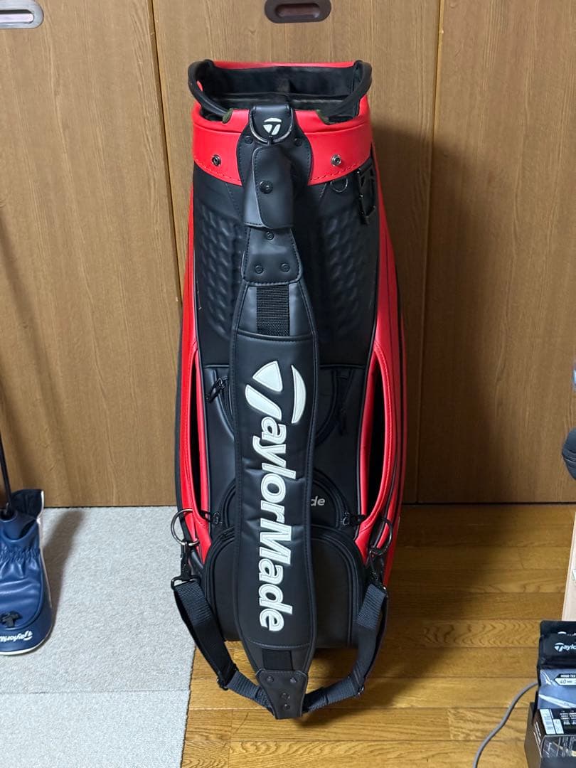 テーラーメイド　ステルス3点式ベルト　キャディバッグ　レインカバー付き