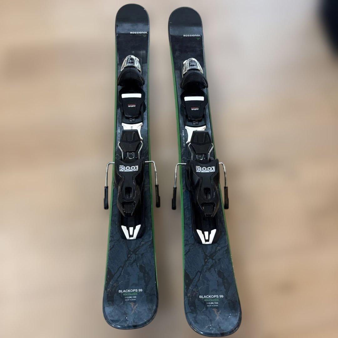 ロシニョール BLACKOPS 99スキー板 LOOKバイン付き ショートスキー