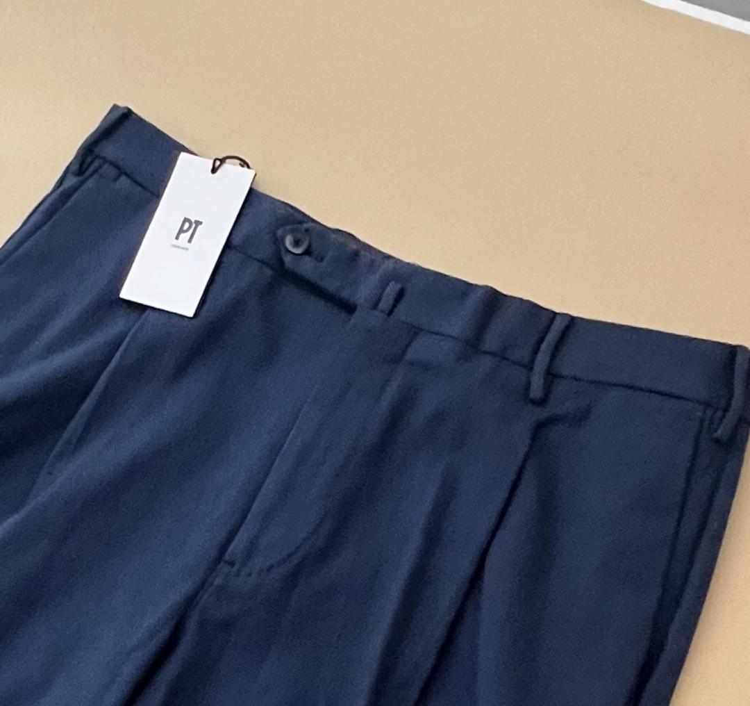 新品PT TORINO 48 上質シルエットスラックス　定価4～５万円