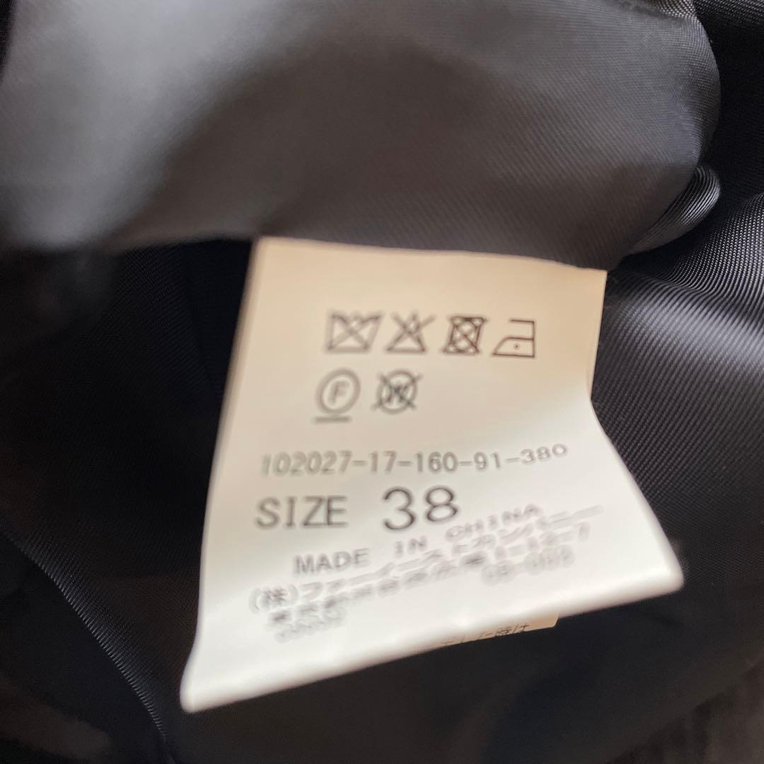 アナイ ANAYI テディベア カーリーウールロングコクーンコート