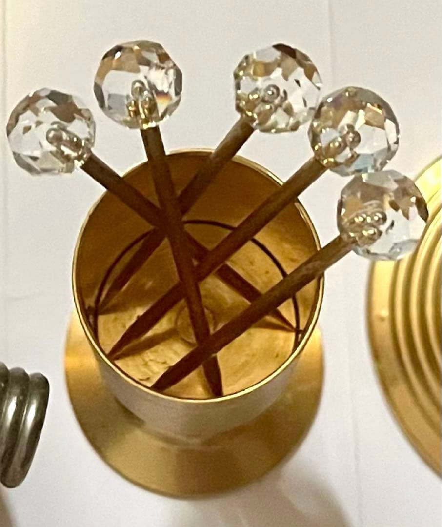 ❇️ 超レア❣️極美新品未使用エレガントなゴールド仕上げのキッチンアクセサリーセット