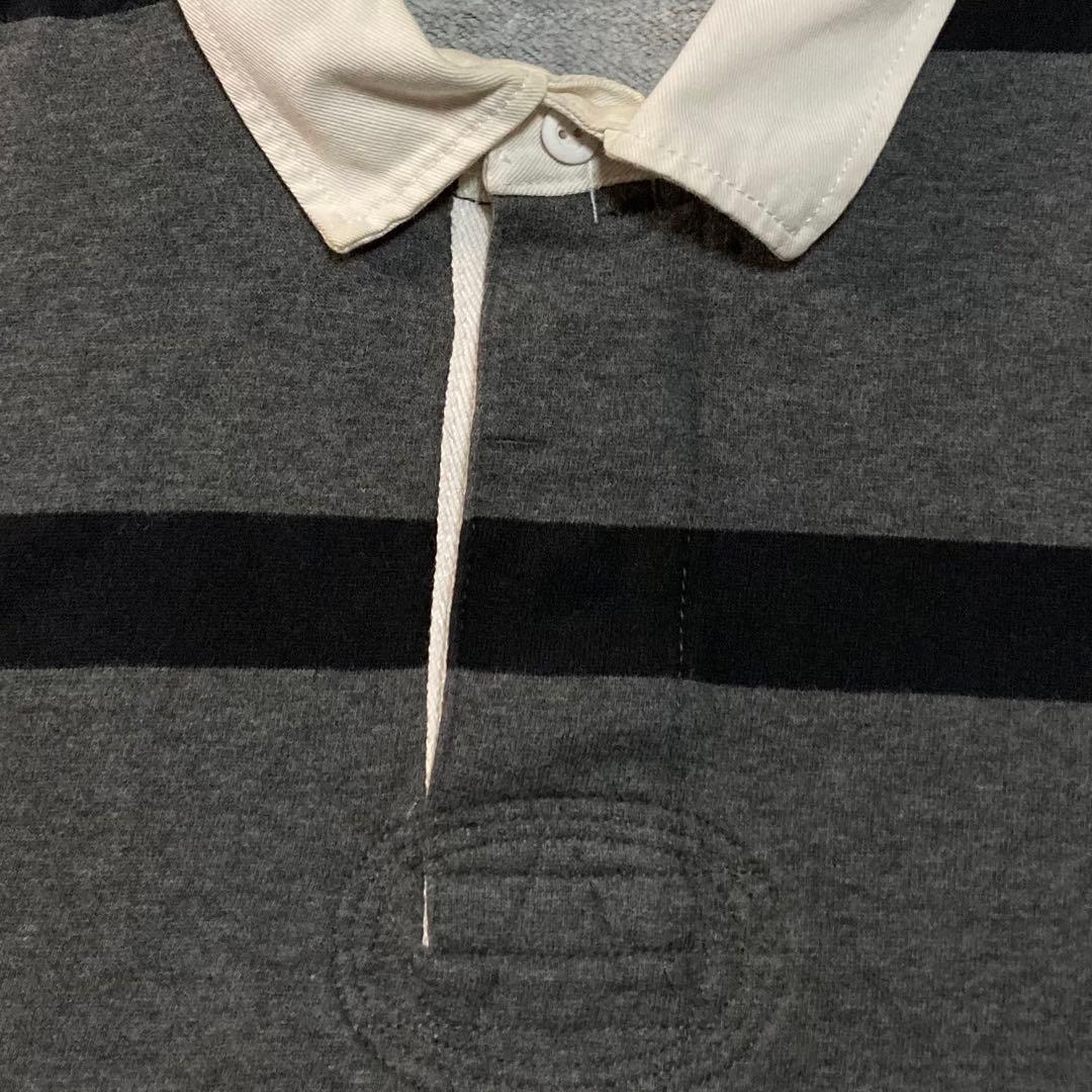 PolobyRalphLauren RugbyShirt 刺繍 90s XXL - メルカリ
