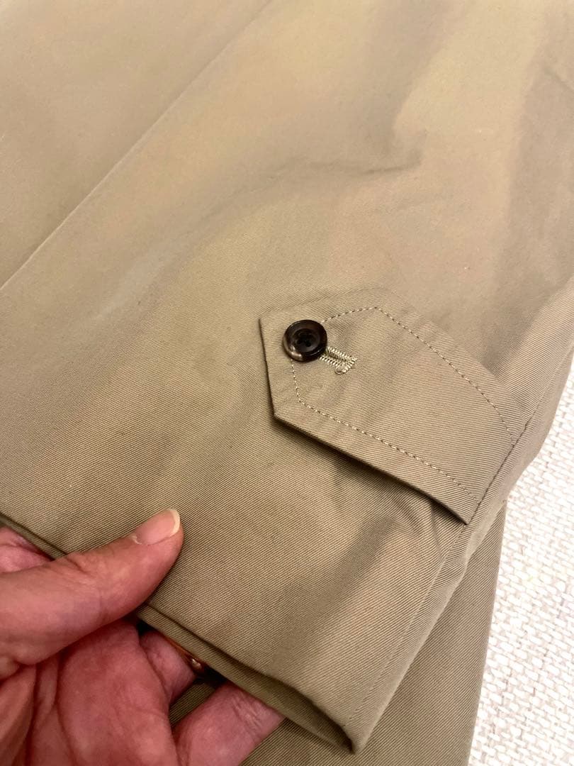 オーベルジュ×ブリッラ⭐️ステンカラーコート⭐️38⭐️ベージュ玉虫ソラーロ　完売品