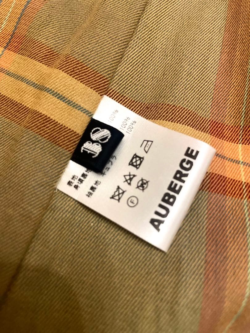 オーベルジュ×ブリッラ⭐️ステンカラーコート⭐️38⭐️ベージュ玉虫ソラーロ　完売品