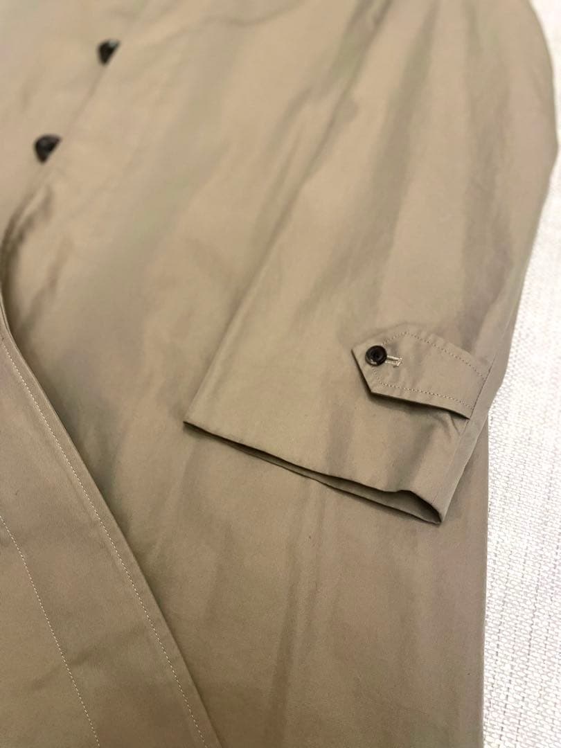 オーベルジュ×ブリッラ⭐️ステンカラーコート⭐️38⭐️ベージュ玉虫ソラーロ　完売品