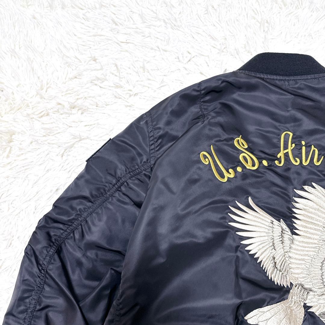 avirex MA-1 452nd 未使用級 フライトジャケット ワッペン 3L