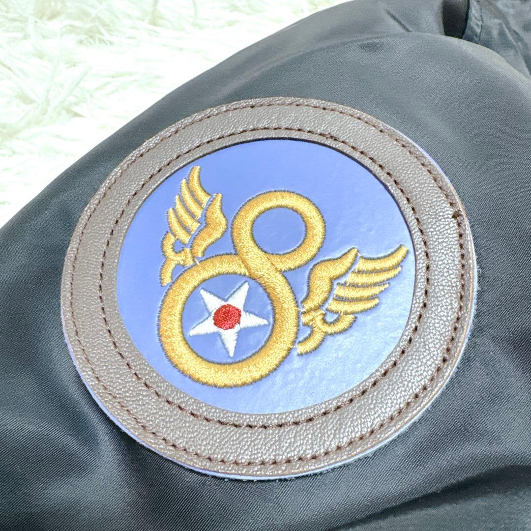 avirex MA-1 452nd 未使用級 フライトジャケット ワッペン 3L