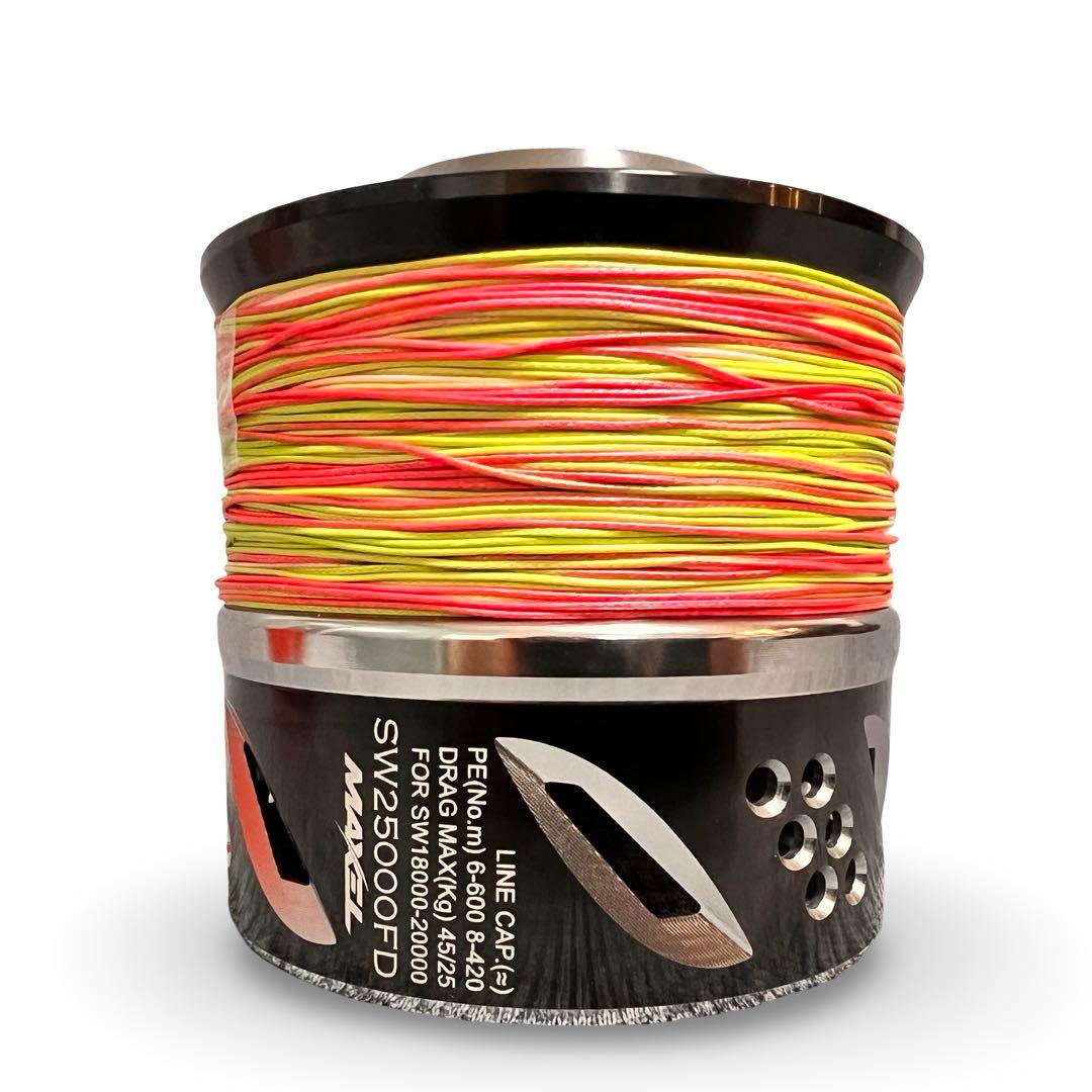 ほぼ新品同様マクセルスプール　ステラ　オッズポートPEライン 300m 12号