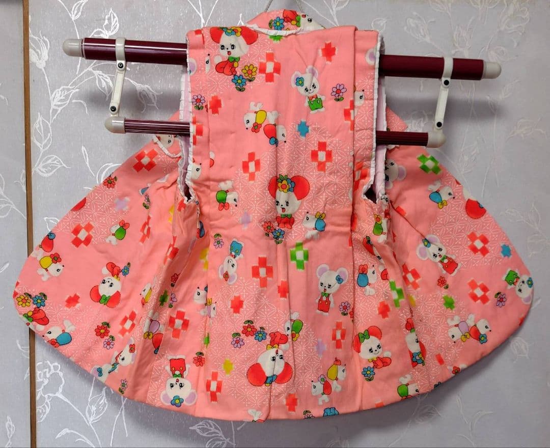 RKアンティーク子供着物被布めちゃくちゃ綺麗美品着丈43センチ裄丈11木綿