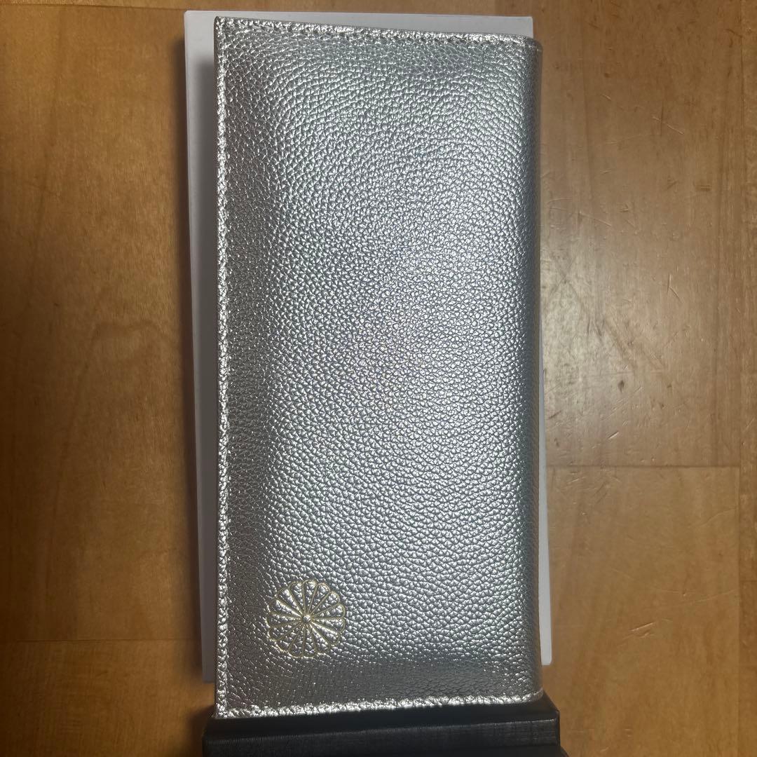 r*6様 皇居 長財布＆小銭入れセット シルバー 本当に 安い