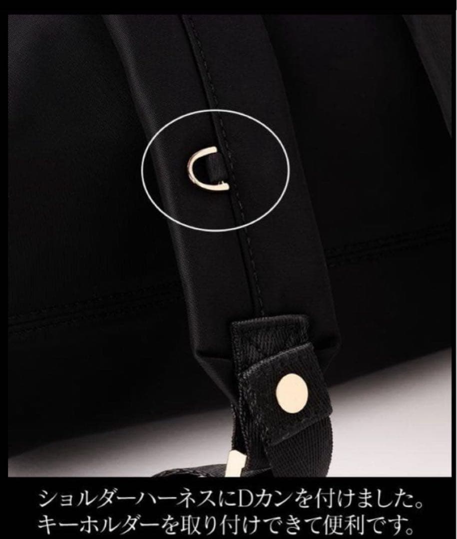 【完売品】JENNE 2way リボンリュック　黒・新品未使用