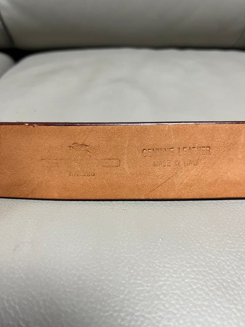 特価！！13,600円→10,000円！！　エトロ　レオパード柄 レザー ベルト