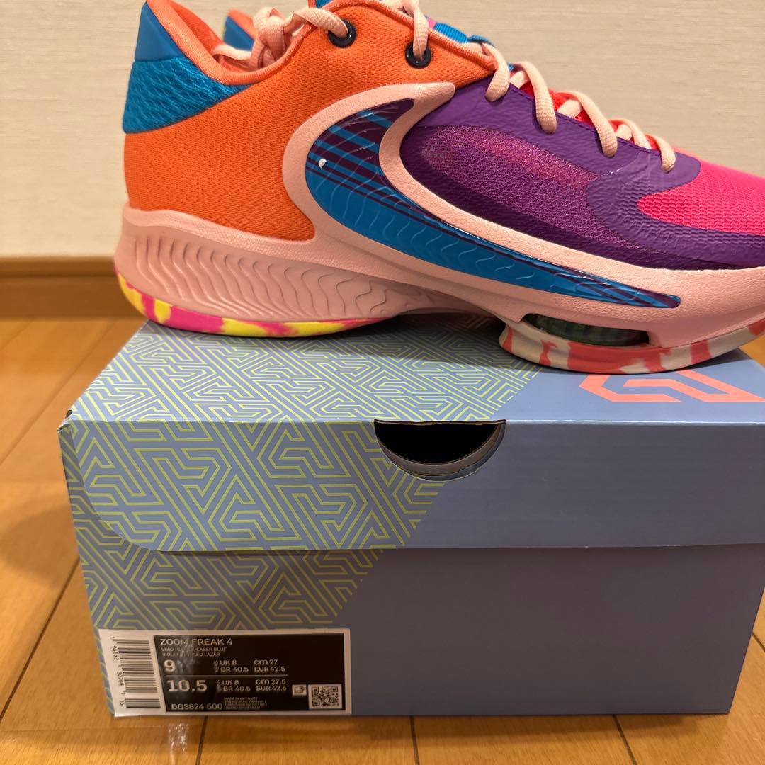 シューズ(男性用) NIKE ZOOM FREAK 4 27.0cm