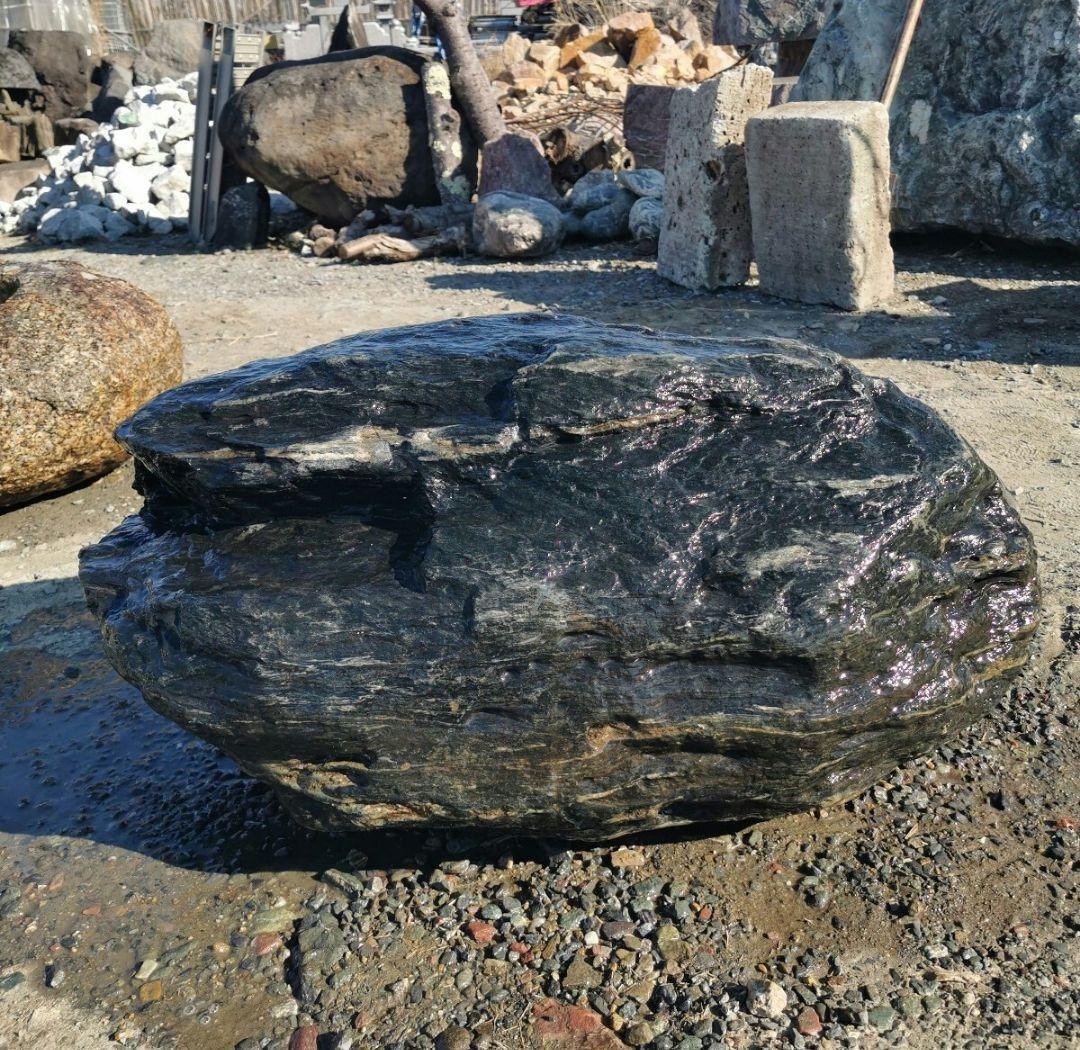 福島産 鮫川石 250キロ 庭石 鑑賞石 石 庭 坪庭 ガーデニング - メルカリ