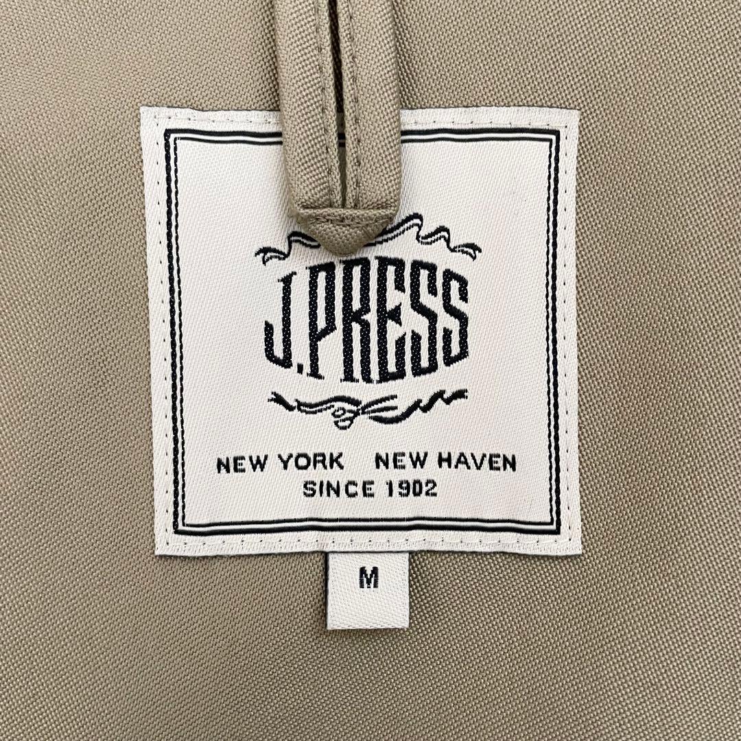 【未使用タグ付き】J.PRESS ステンカラーコート ショート ベージュ M