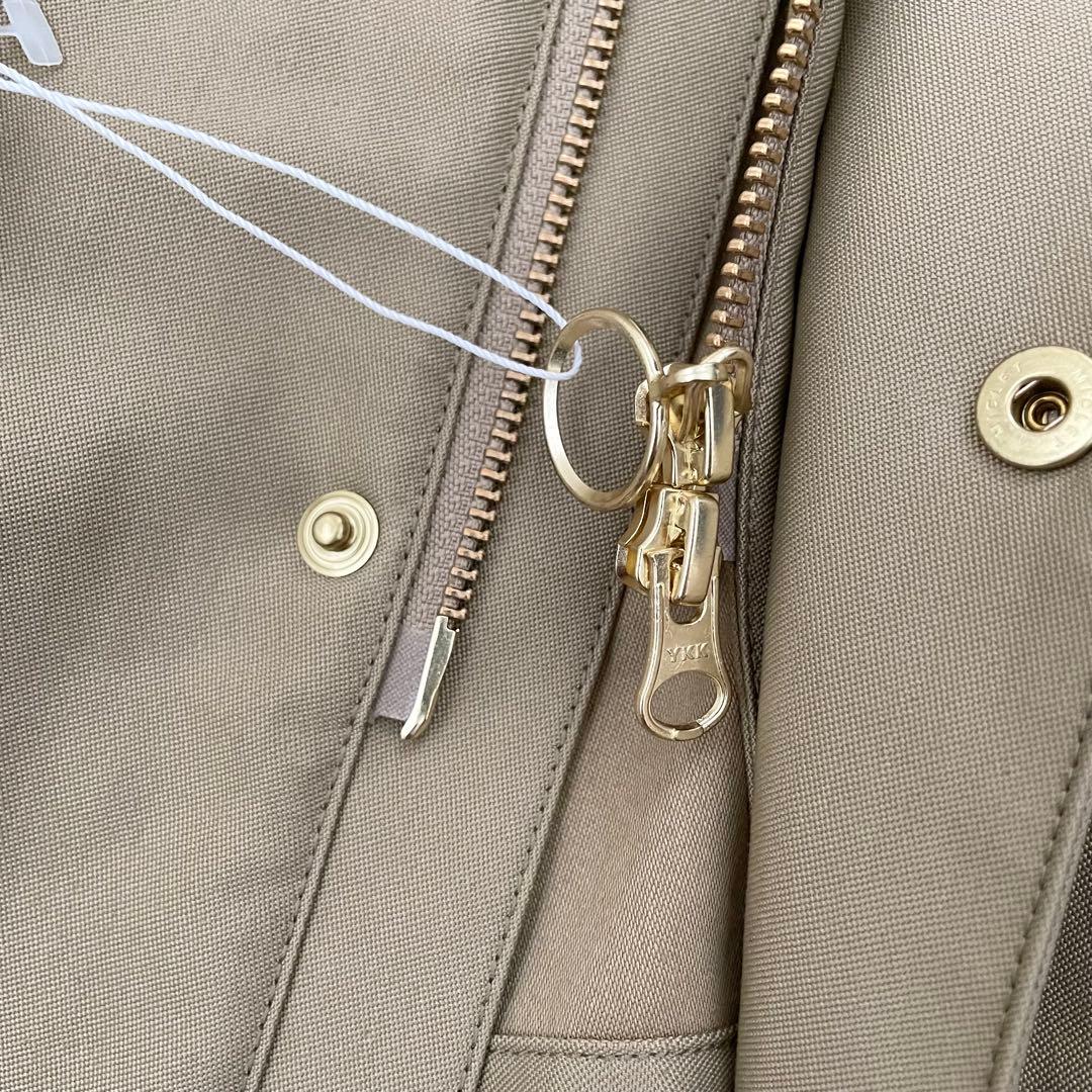 【未使用タグ付き】J.PRESS ステンカラーコート ショート ベージュ M