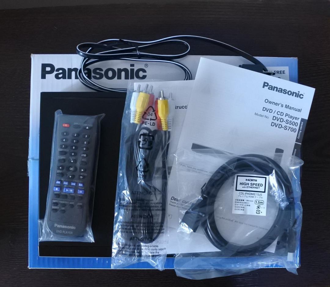 <リージョンフリー・未使用> パナソニック DVD-S700 DVDプレーヤー