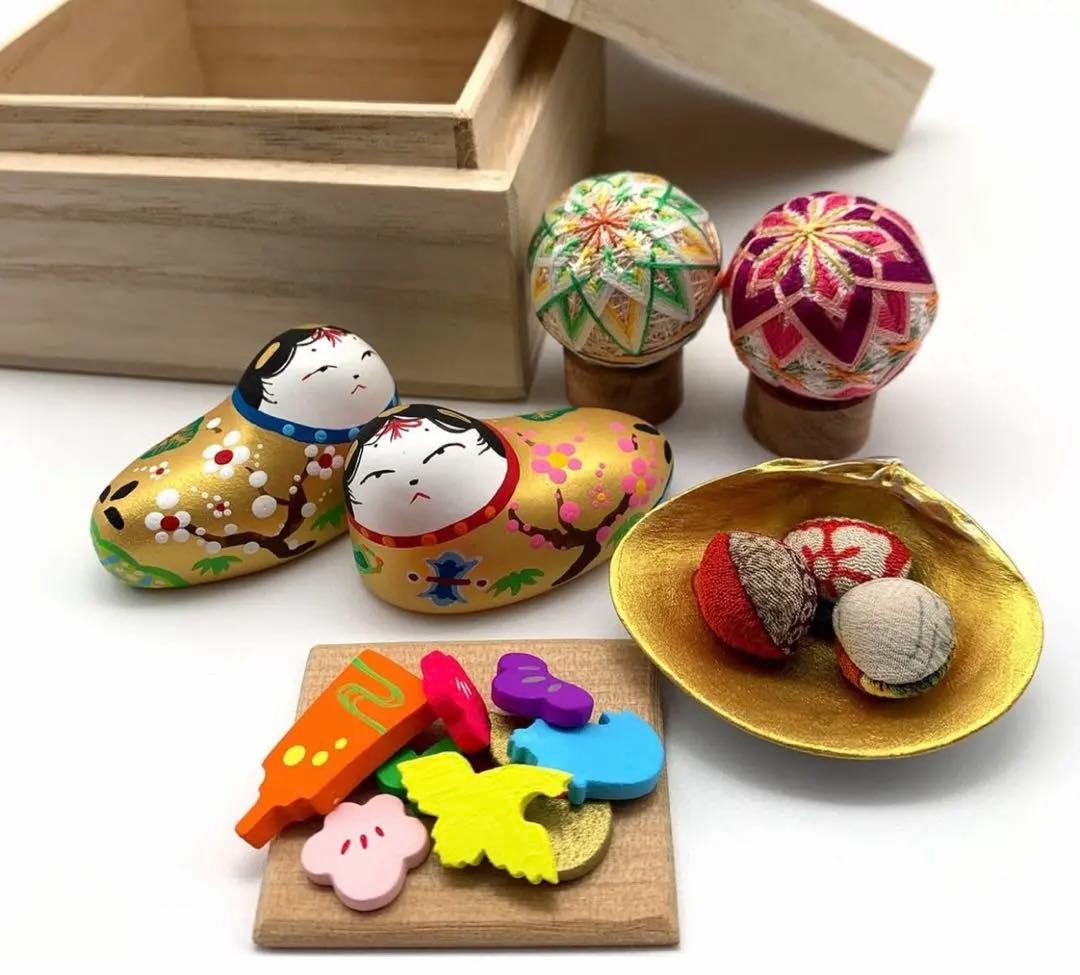 銀座和光 犬筥おはじきセット 雛人形 七五三 雛祭り 湯本禎子 桐箱入 安産祈願